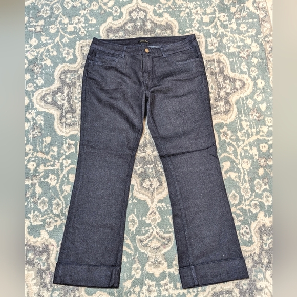 Woman's Dark Blue Denim Jeans by Mossimo Dutti Sz 42 - Picture 1 of 7